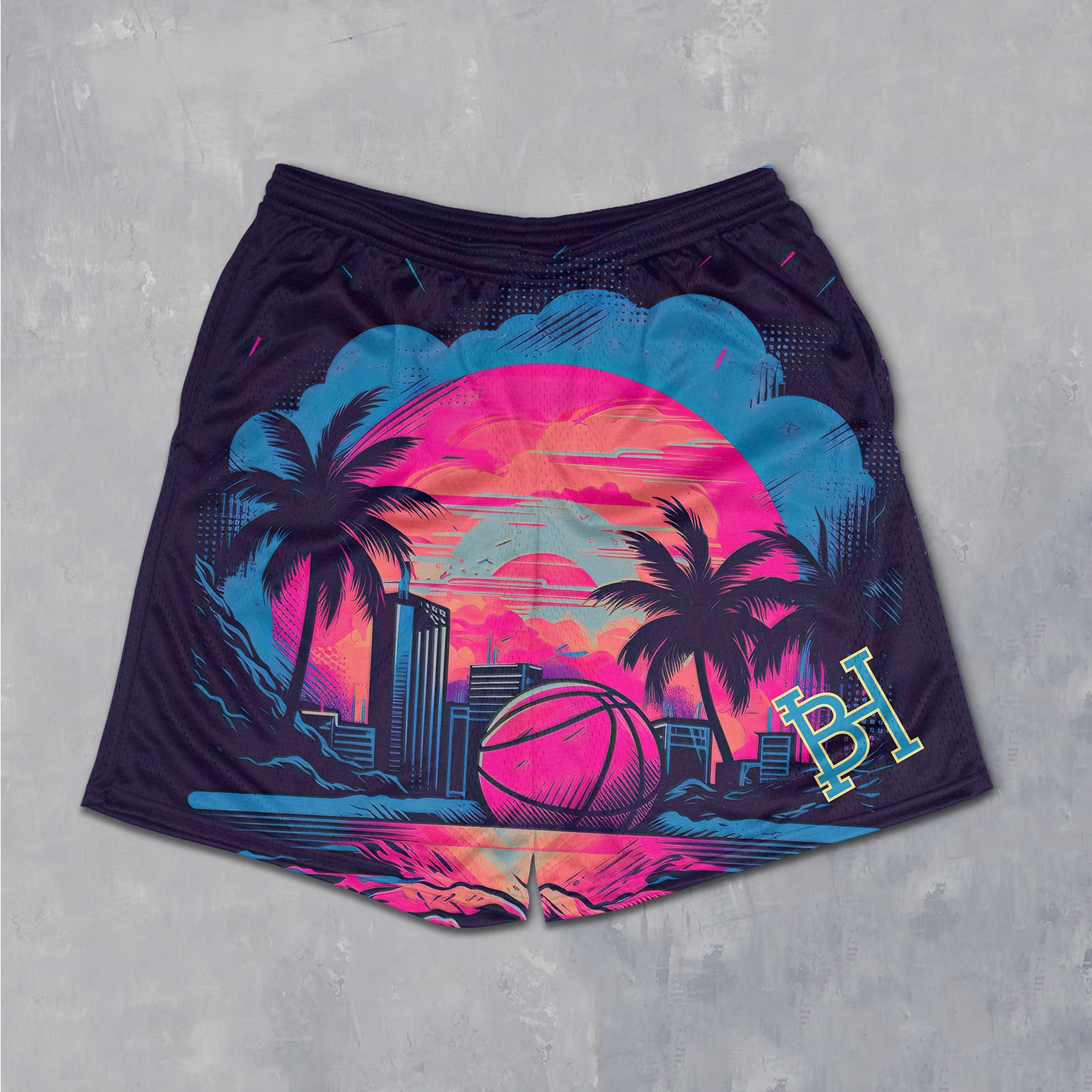 Miami vice basketball shorts on sale